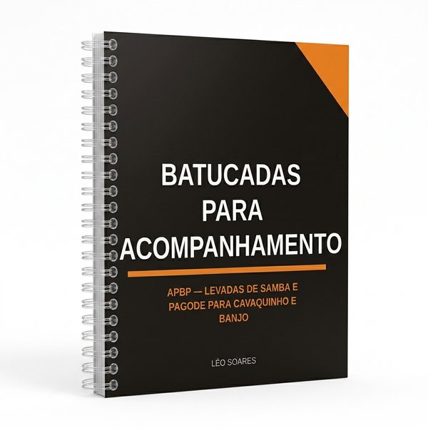 Capa da apostila Batucadas para Acompanhamento