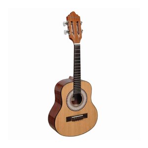 Cavaquinho acústico com corpo em madeira