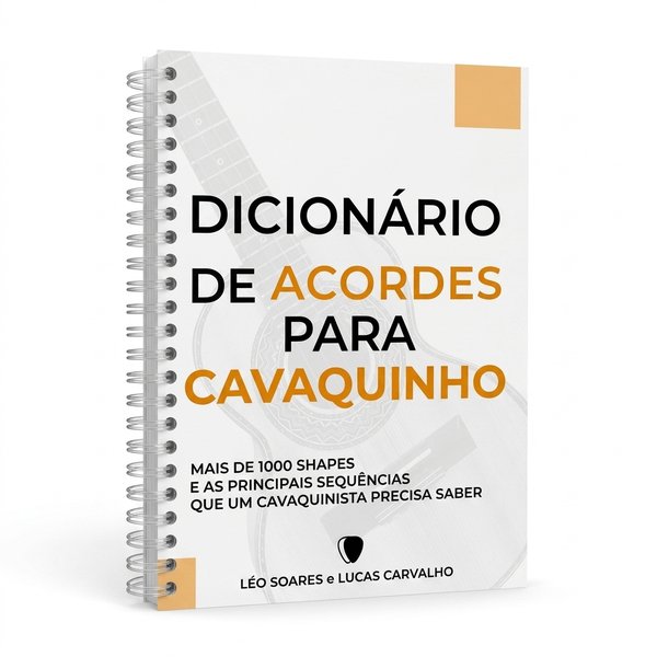 Capa da apostila Dicionário de Acordes para cavaquinho, Léo Soares